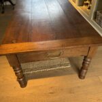 Antique French Fruitwood Coffee Table