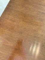 Square Antique Mahogany Occasional Table With Fixed Top - Image 3